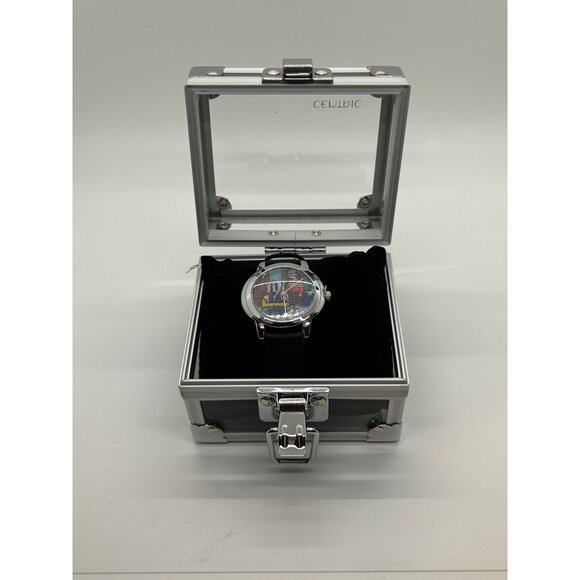 Vintage Centric Honeymooners Stainless Steel Wrist Watch Black Band Working READ - Picture 8 of 16